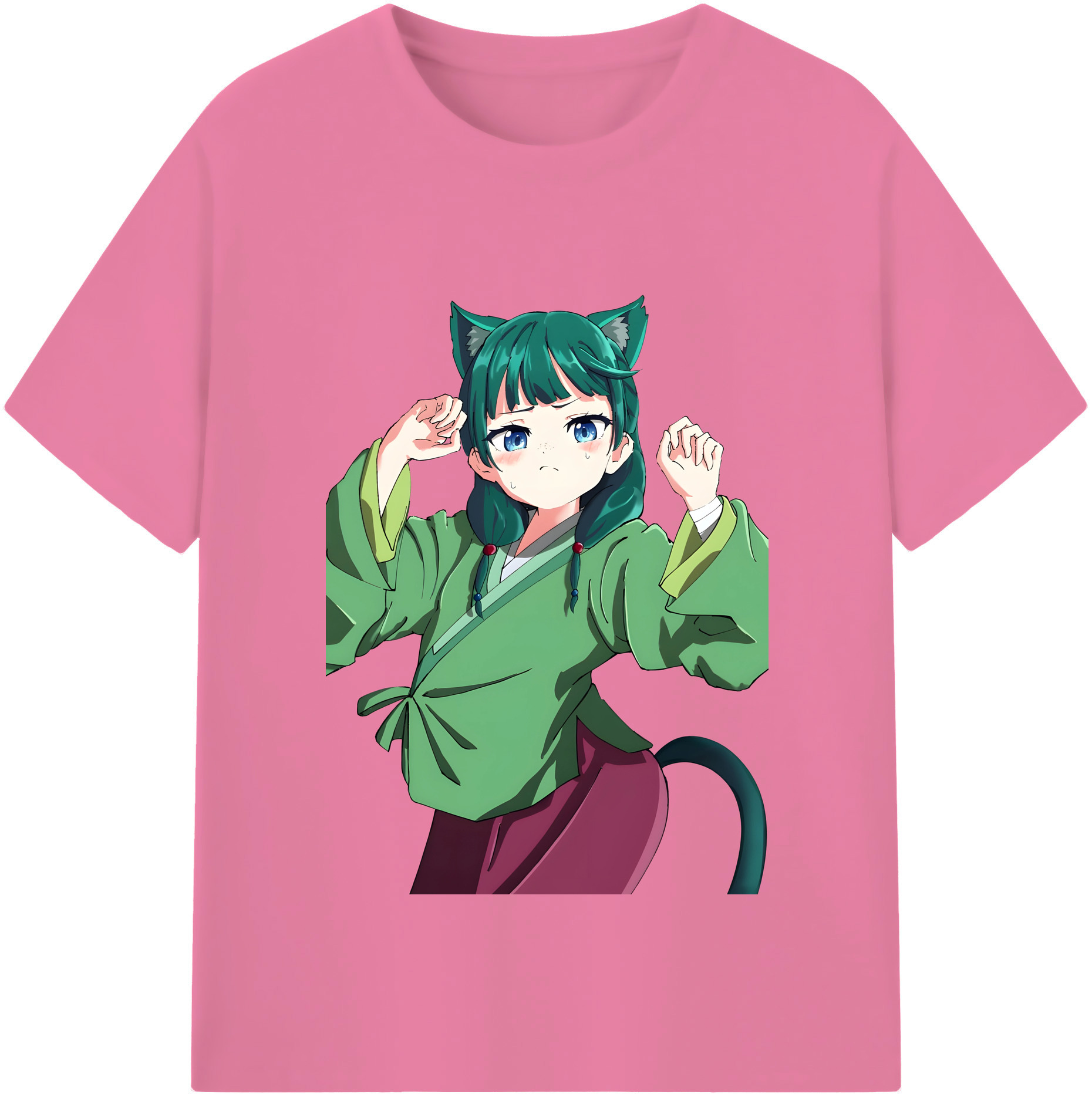 （画像用） 薬屋のひとりごと The Apothecary Diaries 綿100％半袖Tシャツ（フロントプリント）